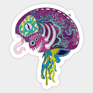 Eldritch Brain Sticker